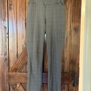 Christopher & Banks Brown Plaid Women's Trousers